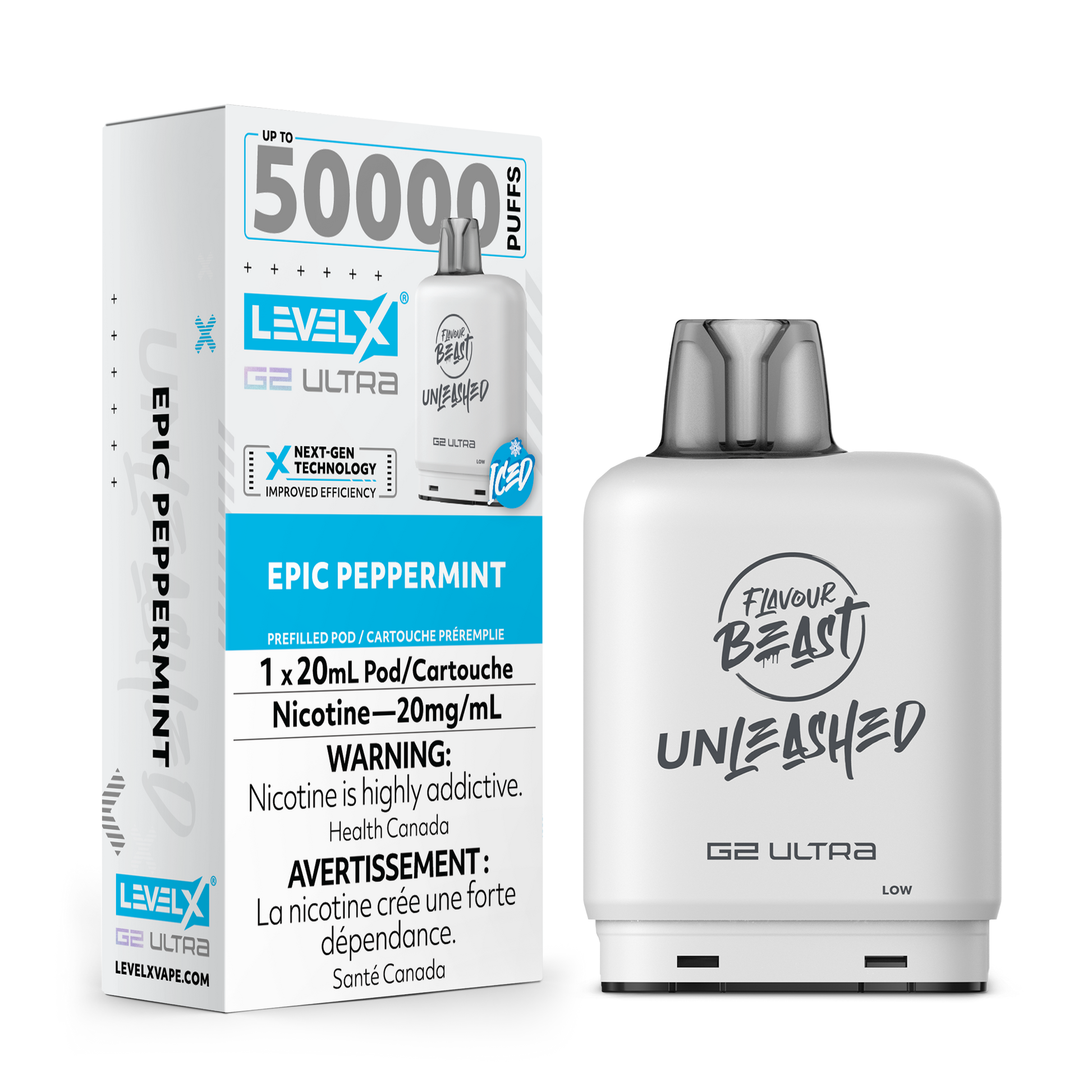 EPIC PEPPERMINT 20MG Level X Device by Flavour Beast