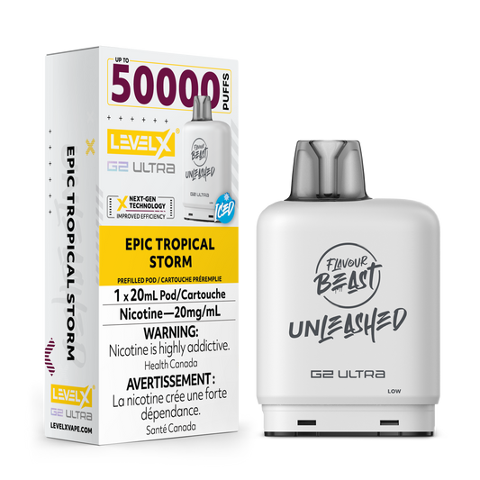 EPIC TROPICAL STORM 20MG Level X Device by Flavour Beast