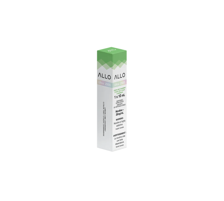 ALLO ULTRA 2500 DISPOSABLE - LEMON LIME CRANBERRY