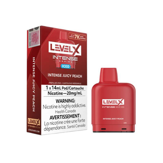 LEVEL X INTENSE PODS - INTENSE JUICY PEACH, 14ML