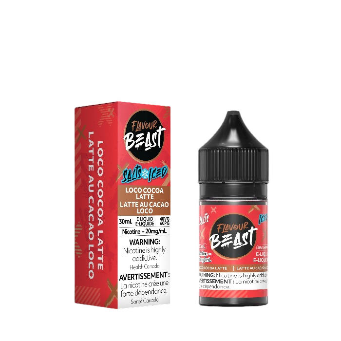 FLAVOUR BEAST LOCO COCOA LATTE SALTS E-LIQUID | Buy Online | Best Vaping Experience | Long-Lasting Flavor & Performance