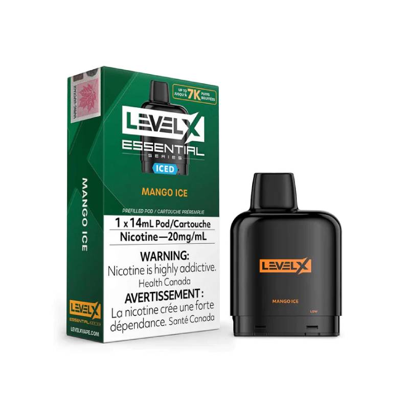 FLAVOUR BEAST LEVEL X ESSENTIAL PODS - MANGO ICE, 14 ML