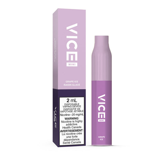 VICE MINI DISPOSABLE - GRAPE ICE | Buy Online | Best Vaping Experience | Long-Lasting Flavor & Performance