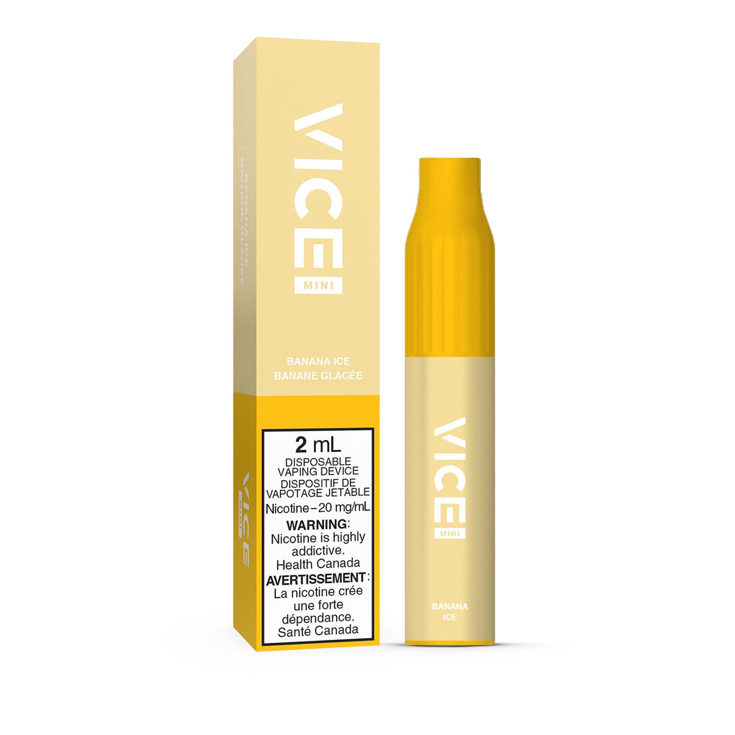 VICE MINI DISPOSABLE - BANANA ICE | Buy Online | Best Vaping Experience | Long-Lasting Flavor & Performance