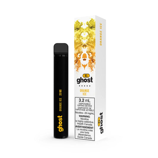 GHOST XL DISPOSABLE - ORANGE ICE | Buy Online | Best Vaping Experience | Long-Lasting Flavor & Performance