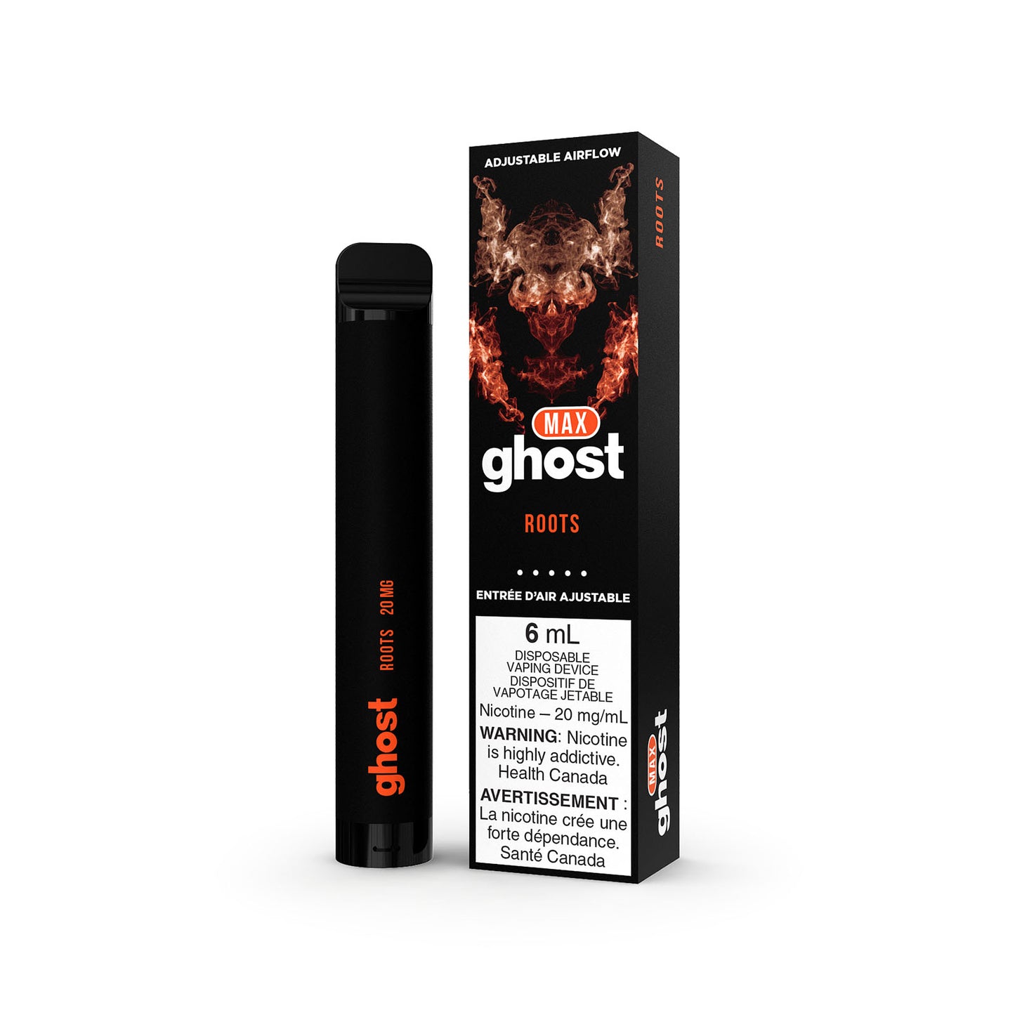 GHOST MAX DISPOSABLE - ROOTS | Buy Online | Best Vaping Experience | Long-Lasting Flavor & Performance