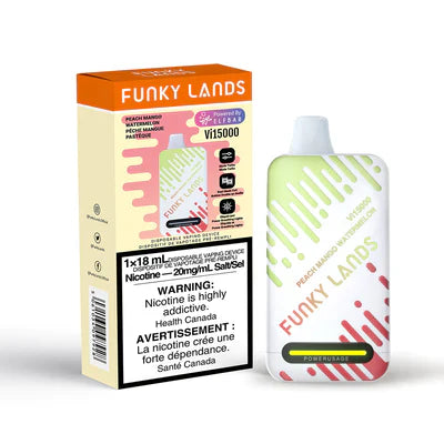 FUNKY LANDS VI15000 DISPOSABLE VAPE - PEACH MANGO WATERMELON, 18ML | Buy Online | Best Vaping Experience | Long-Lasting Flavor & Performance