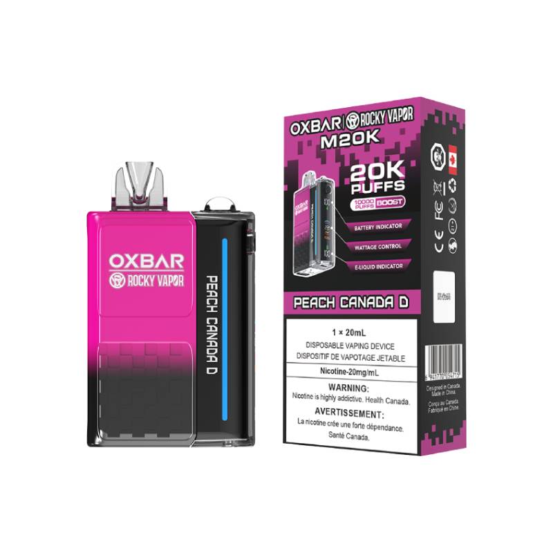 OXBAR M20K DISPOSABLE VAPE - PEACH CANADA D, 20000 PUFFS | Buy Online | Best Vaping Experience | Long-Lasting Flavor & Performance