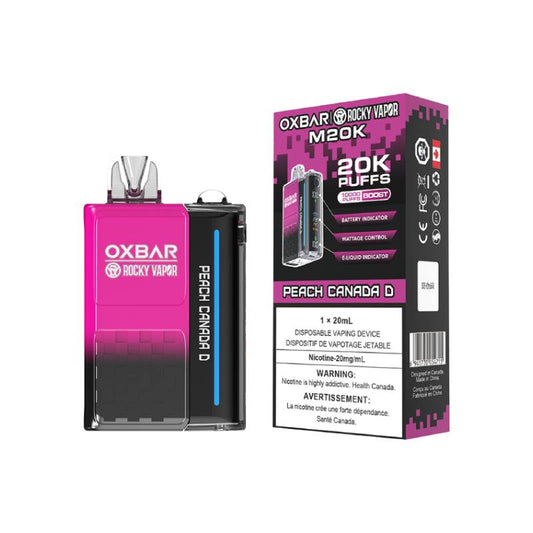 OXBAR M20K DISPOSABLE VAPE - PEACH CANADA D, 20000 PUFFS