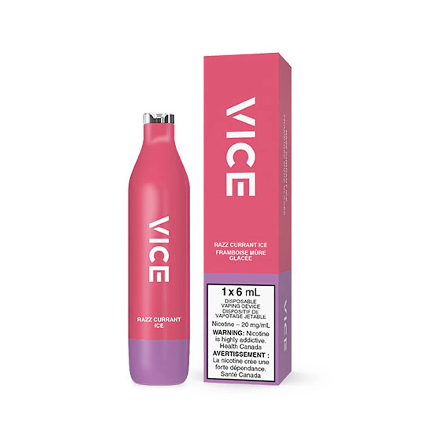 VICE 2500 DISPOSABLE - RAZZ CURRANT ICE | Buy Online | Best Vaping Experience | Long-Lasting Flavor & Performance