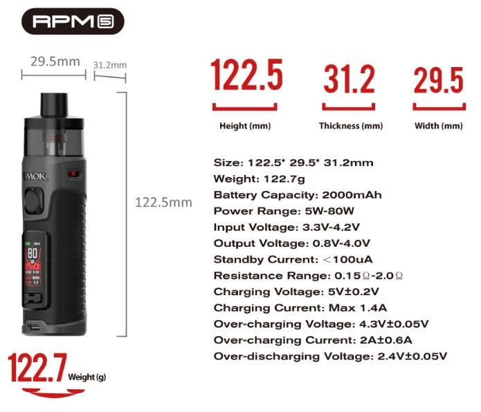 SMOK RPM 5 80W