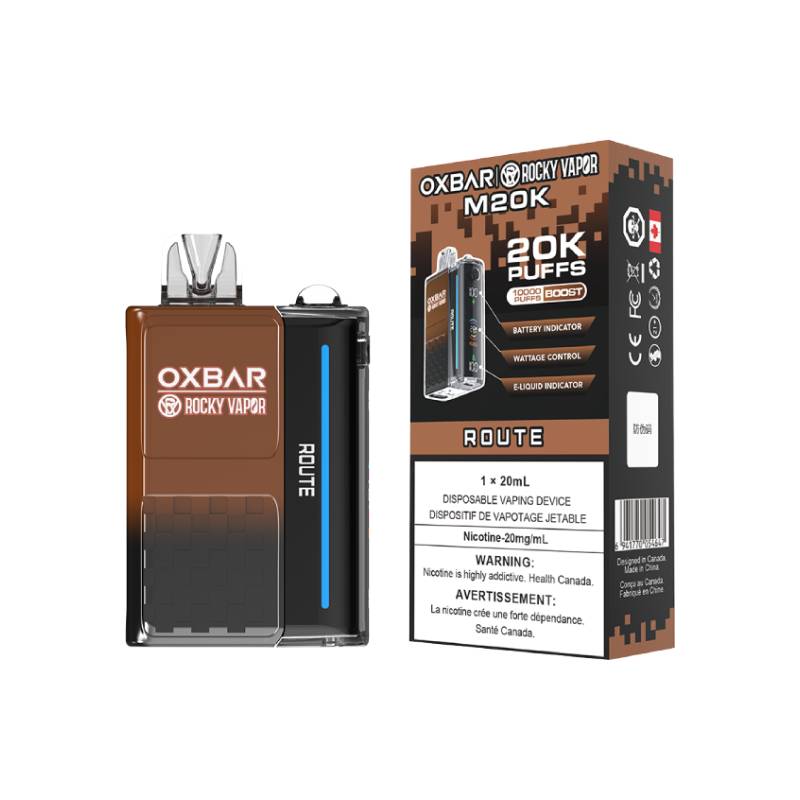 OXBAR M20K DISPOSABLE VAPE - ROUTE, 20000 PUFFS | Buy Online | Best Vaping Experience | Long-Lasting Flavor & Performance