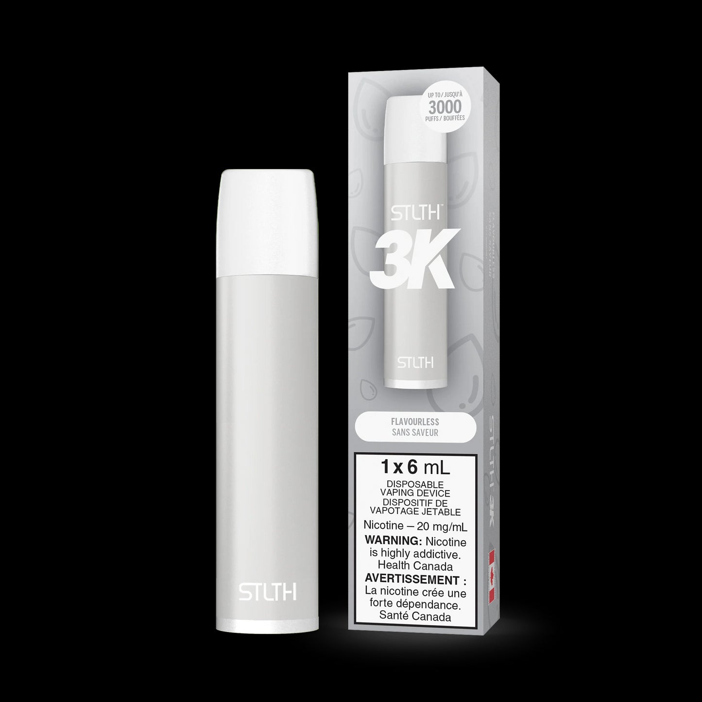 STLTH 3K DISPOSABLE- FLAVOURLESS | Buy Online | Best Vaping Experience | Long-Lasting Flavor & Performance