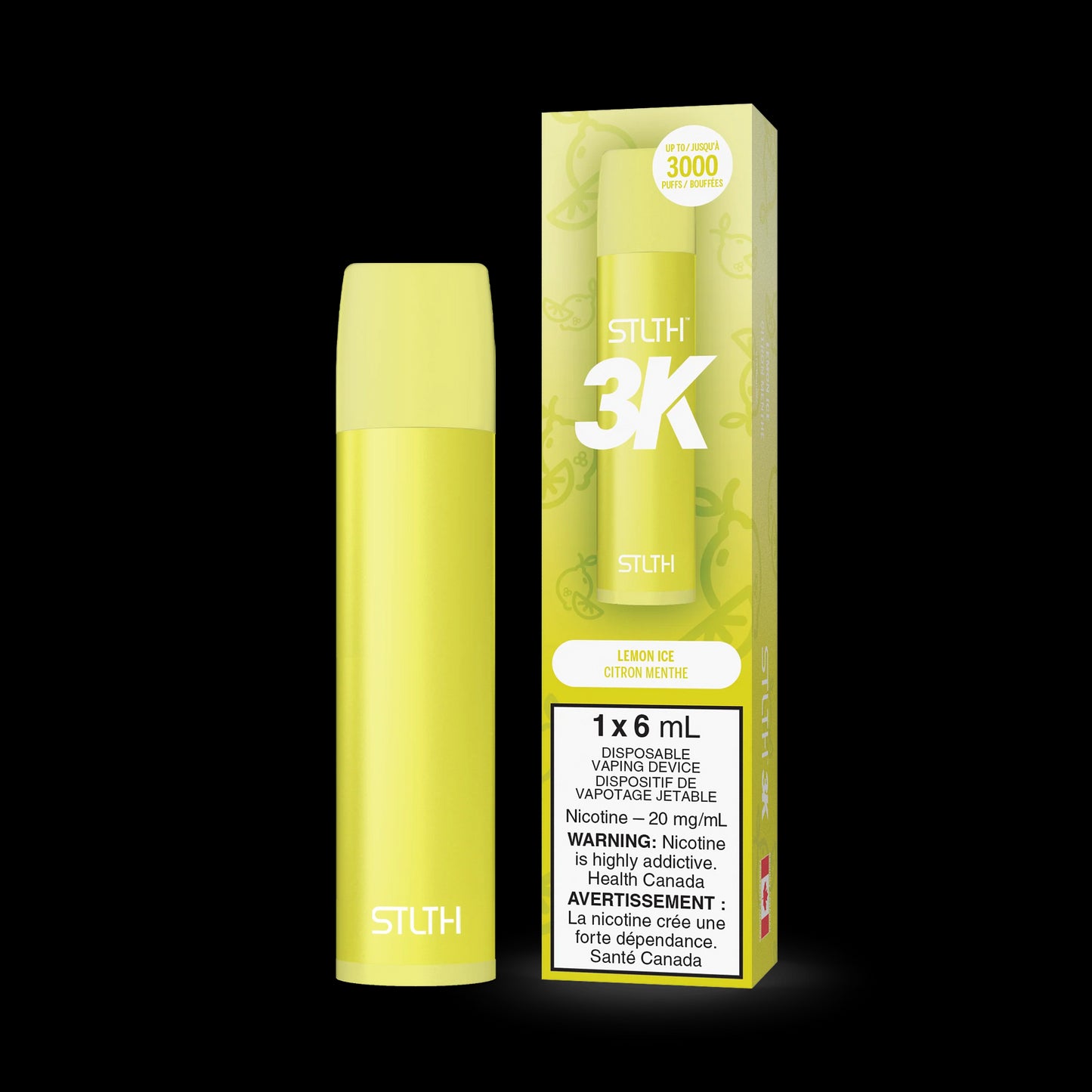 STLTH 3K DISPOSABLE- LEMON ICE