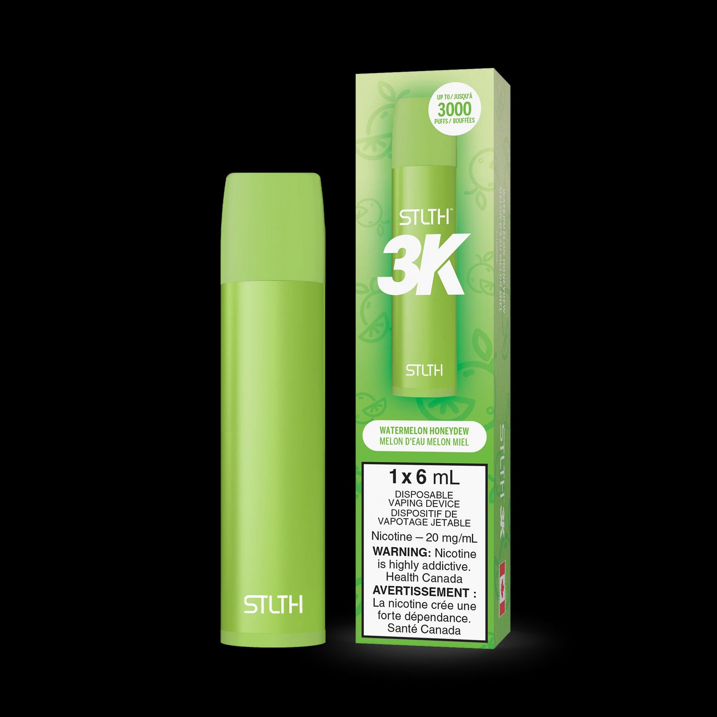 STLTH 3K DISPOSABLE- WATERMELON  HONEYDEW