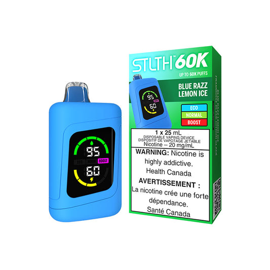 STLTH 60K DISPOSABLE - BLUE RAZZ LEMON ICE