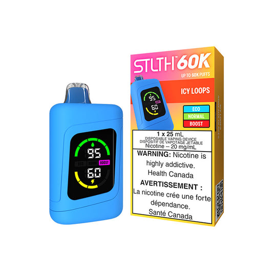 STLTH 60K DISPOSABLE - ICY LOOPS