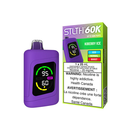 STLTH 60K DISPOSABLE - KIBERRY ICE | Buy Online | Best Vaping Experience | Long-Lasting Flavor & Performance