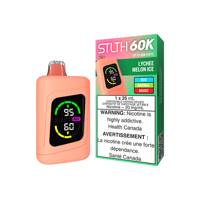 STLTH 60K DISPOSABLE - LYCHEE MELON ICE