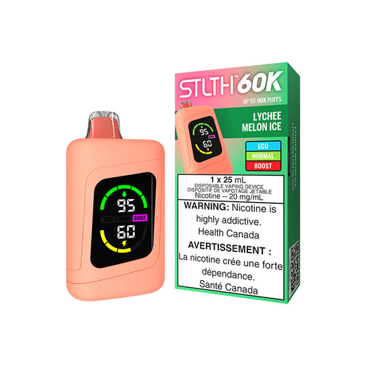 STLTH 60K DISPOSABLE - LYCHEE MELON ICE