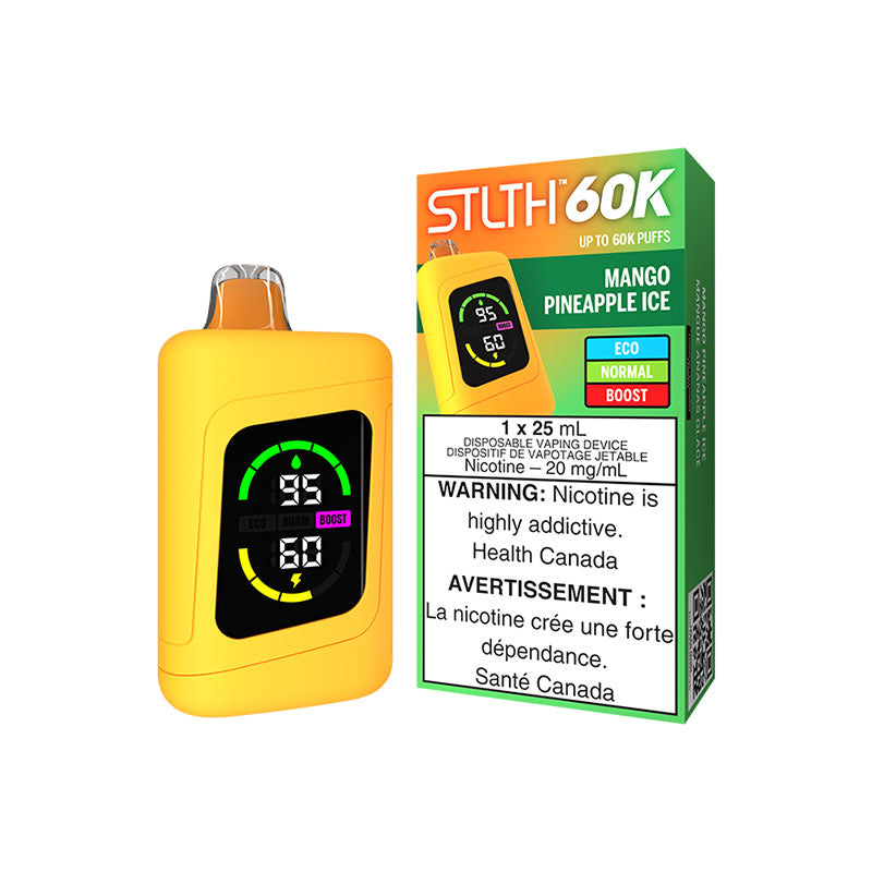 STLTH 60K DISPOSABLE - MANGO PINEAPPLE ICE | Buy Online | Best Vaping Experience | Long-Lasting Flavor & Performance