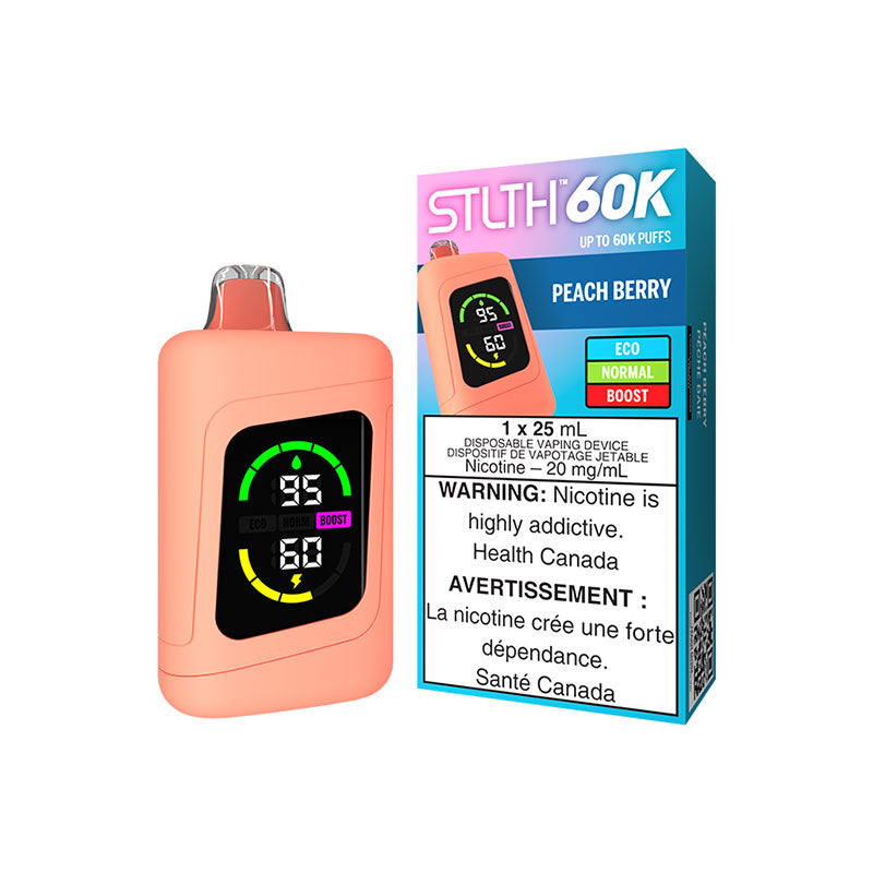 STLTH 60K DISPOSABLE - PEACH BERRY