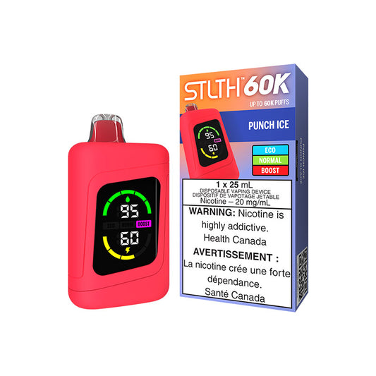 STLTH 60K DISPOSABLE - PUNCH ICE | Buy Online | Best Vaping Experience | Long-Lasting Flavor & Performance