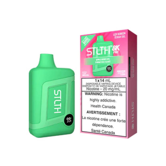 STLTH 8K PRO APPLE BERRY ICE | Buy Online | Best Vaping Experience | Long-Lasting Flavor & Performance