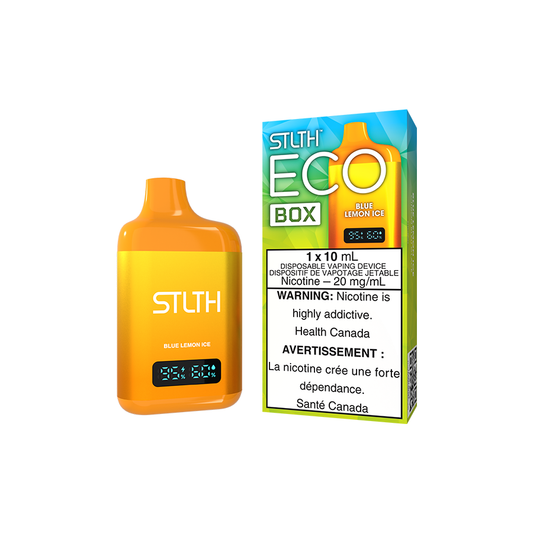 Blue Raspberry
Lemon
Ice STLTH ECO Disposable Vape by STLTH ECO BOX