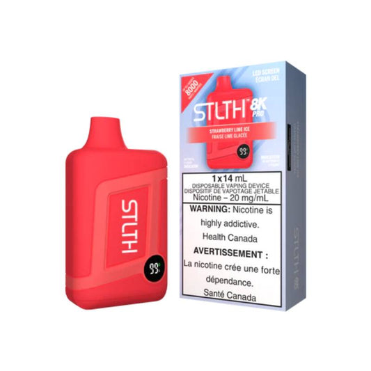 STLTH 8K PRO STRAWBERRY LIME ICE | Buy Online | Best Vaping Experience | Long-Lasting Flavor & Performance