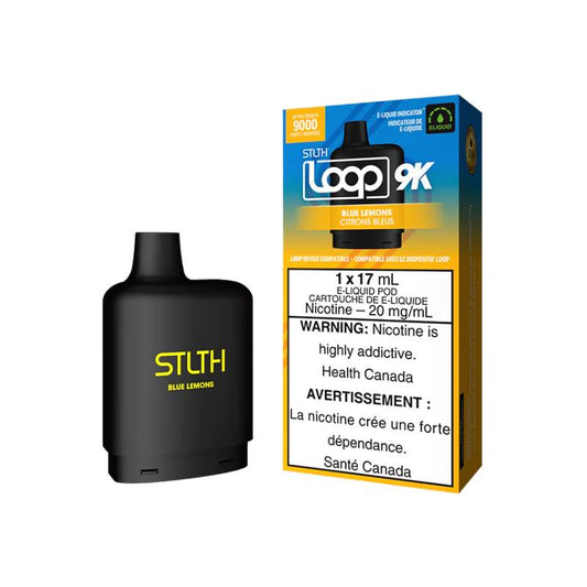 STLTH LOOP 9K PODS - BLUE LEMONS, 17ML | Buy Online | Best Vaping Experience | Long-Lasting Flavor & Performance