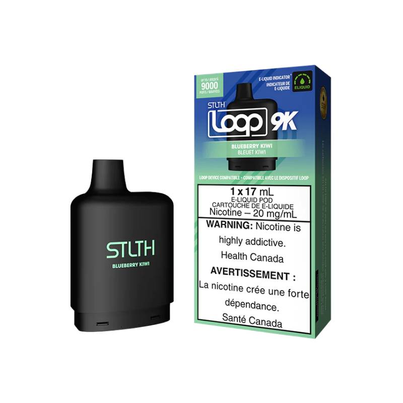 STLTH LOOP 9K PODS - BLUEBERRY KIWI, 17ML | Buy Online | Best Vaping Experience | Long-Lasting Flavor & Performance