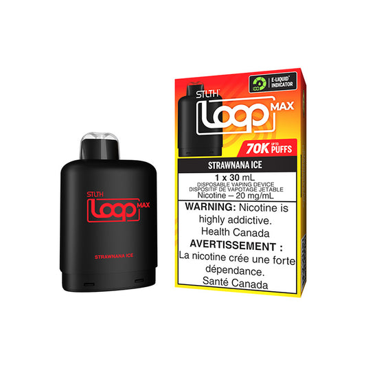 STLTH LOOP MAX POD PACK - STRAWNANA ICE | Buy Online | Best Vaping Experience | Long-Lasting Flavor & Performance