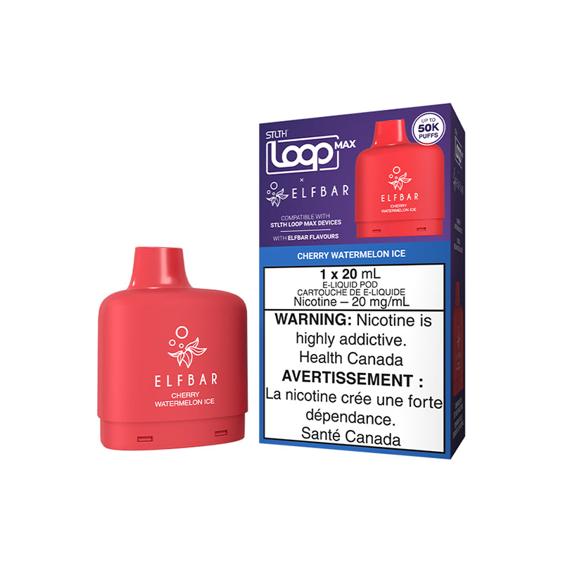 STLTH LOOP MAX X ELF BAR PODS - CHERRY WATERMELON ICE – New City Vapes
