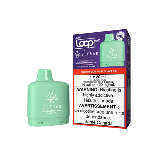 Green ELF BAR vape device with packaging on a white background