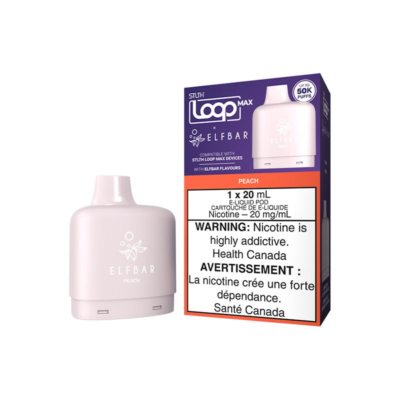 Elf Bar vape pen and packaging on a white background