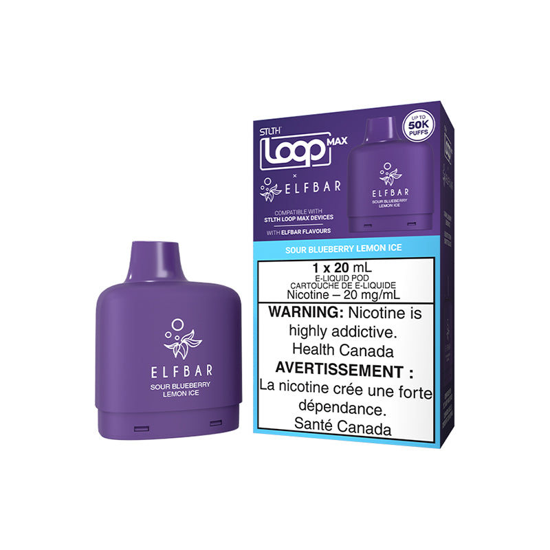 Purple vape device and packaging with ELF BAR branding on a white background