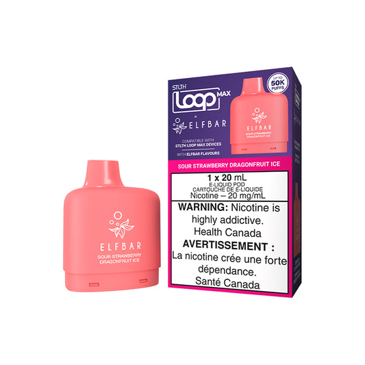 Pink ELF BAR vape device with packaging on a white background