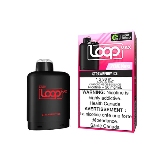 LOOP MAX STRAWBERRY ICE POD PACKAGING