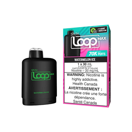 STLTH LOOP MAX POD WATERMELON ICE PACKAGING
