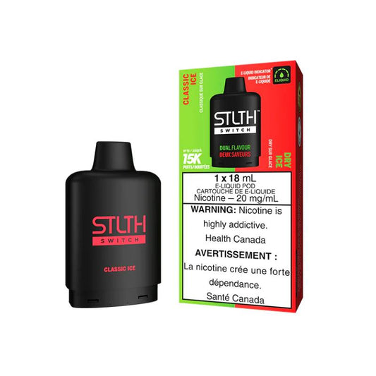 STLTH SWITCH POD - CLASSIC ICE & DRY ICE, 18ML | Buy Online | Best Vaping Experience | Long-Lasting Flavor & Performance