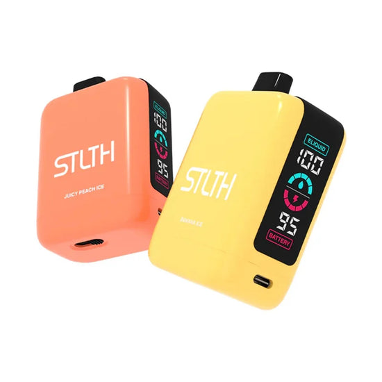 STLTH TITAN MAX ORANGE AND YELLOW ON WHITE BACKGROUND - Right