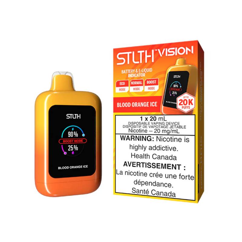 STLTH - VISION BLOOD ORANGE ICE 20K DISPOSABLE VAPE, 20ML | Buy Online | Best Vaping Experience | Long-Lasting Flavor & Performance