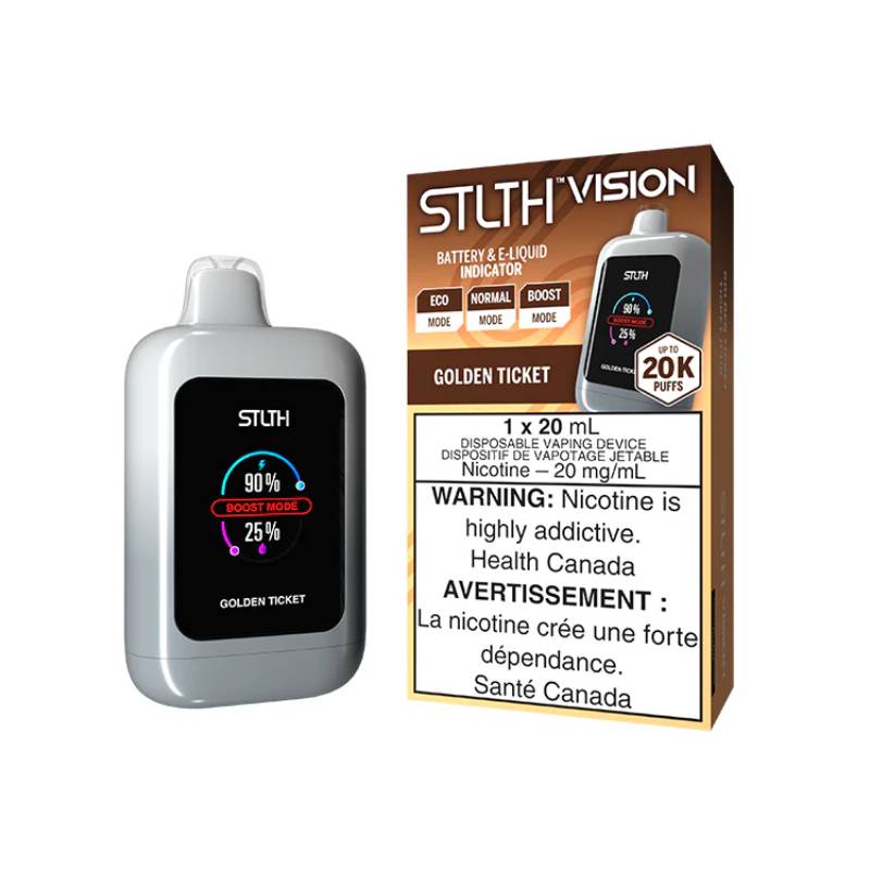 STLTH - VISION GOLDEN TICKET 20K DISPOSABLE VAPE, 20ML