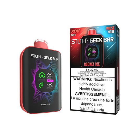 STLTH X GEEKBAR 80K Disposable Rocket Ice Package