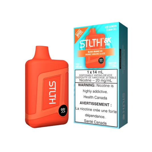 STLTH 8K PRO BLOOD ORANGE ICE | Buy Online | Best Vaping Experience | Long-Lasting Flavor & Performance