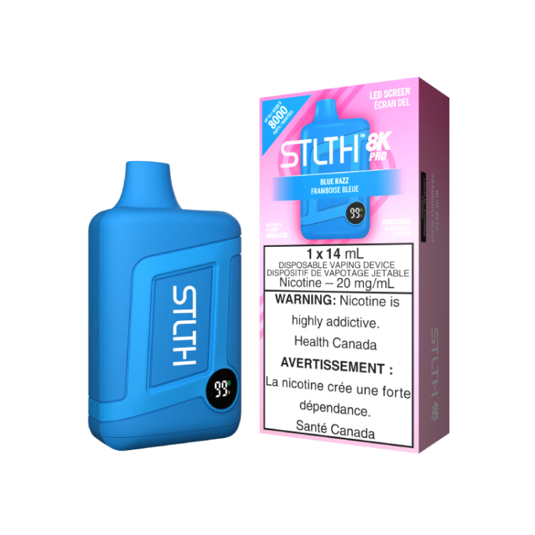 STLTH 8K PRO BLUE RAZZ | Buy Online | Best Vaping Experience | Long-Lasting Flavor & Performance