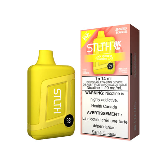 STLTH 8K PRO LEMON SQUEEZE ICE | Buy Online | Best Vaping Experience | Long-Lasting Flavor & Performance