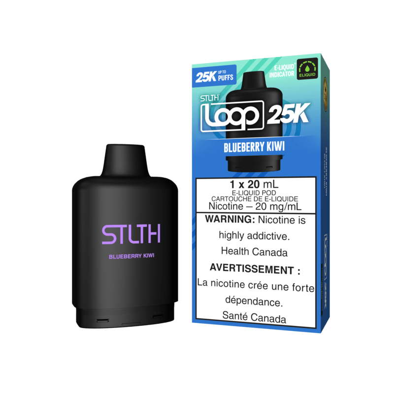 STLTH LOOP 25K POD PACK - BLUEBERRY KIWI | Buy Online | Best Vaping Experience | Long-Lasting Flavor & Performance