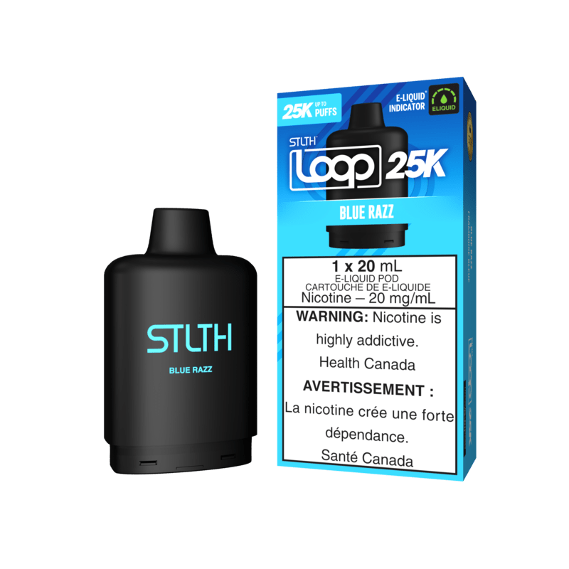 STLTH LOOP 25K POD PACK - BLUE RAZZ | Buy Online | Best Vaping Experience | Long-Lasting Flavor & Performance